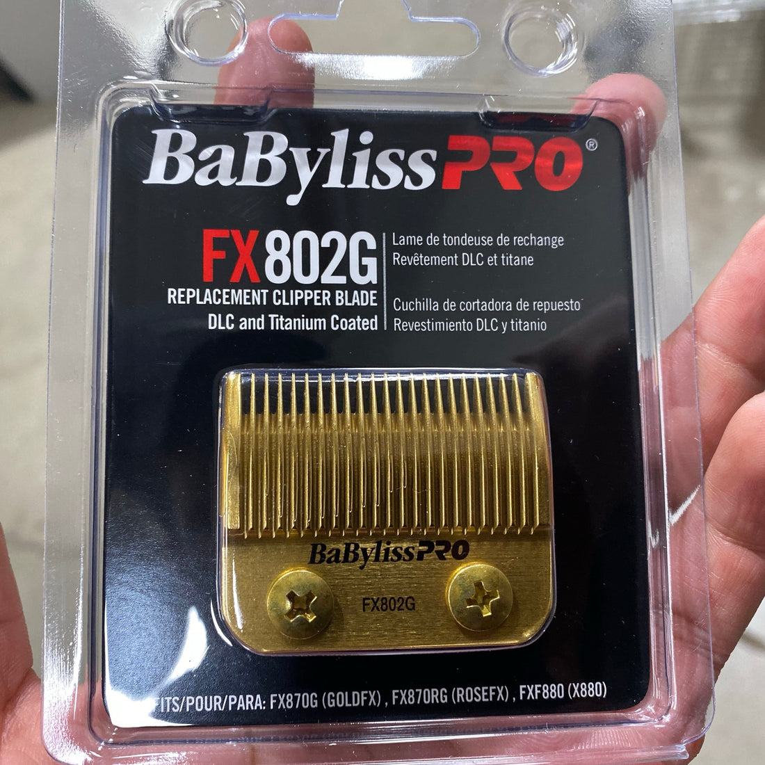Gold Babyliss Blade