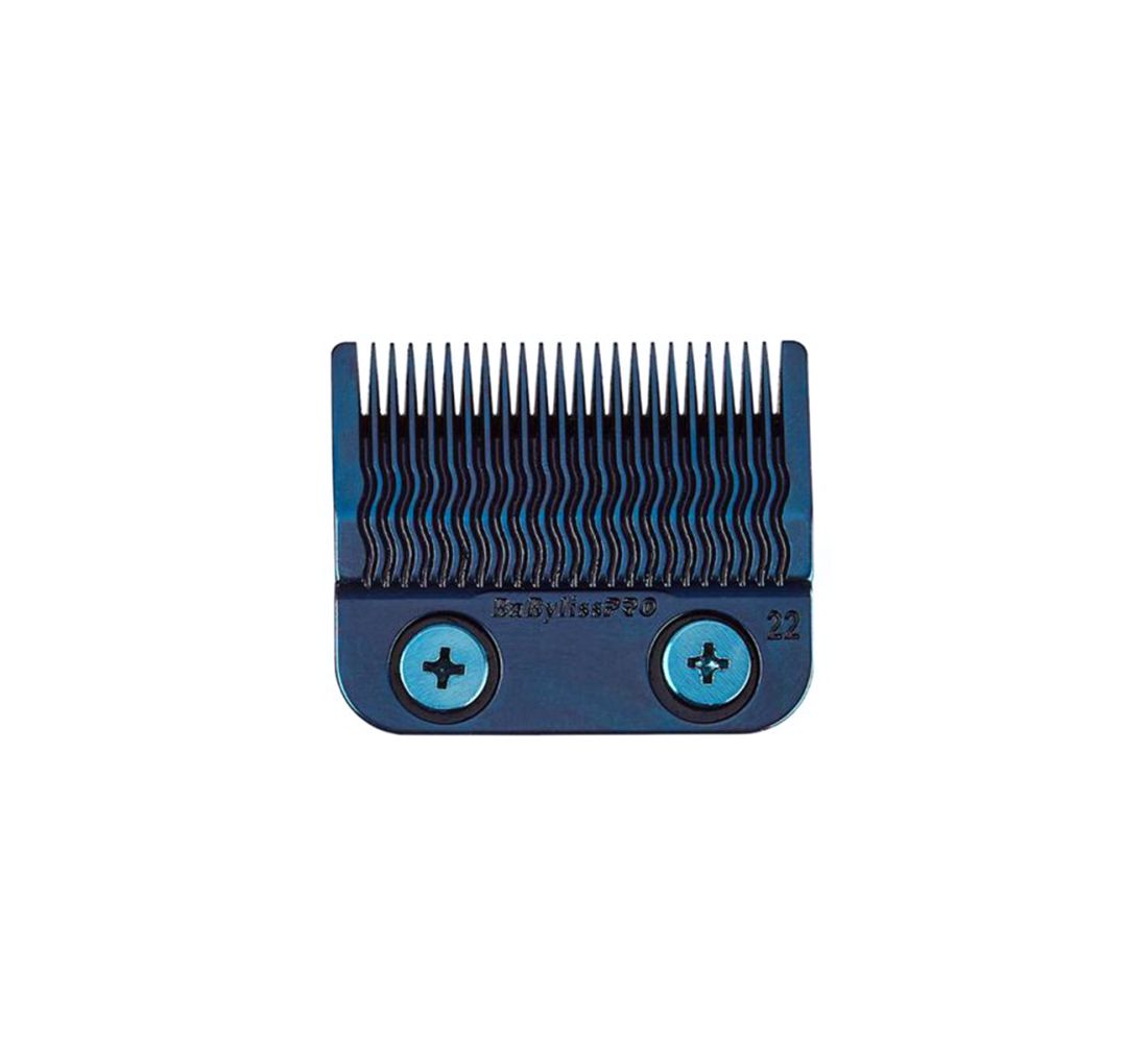 BaBylissPRO Blue Titanium Metal-Injection Molded Precision Fade Blade (FX8022BL)