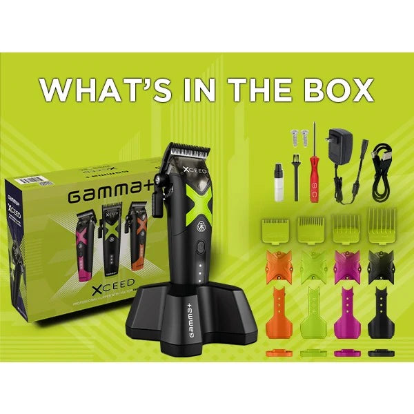 Gamma+ XCEED Professional IN2 Vector Motor Cordless Clipper