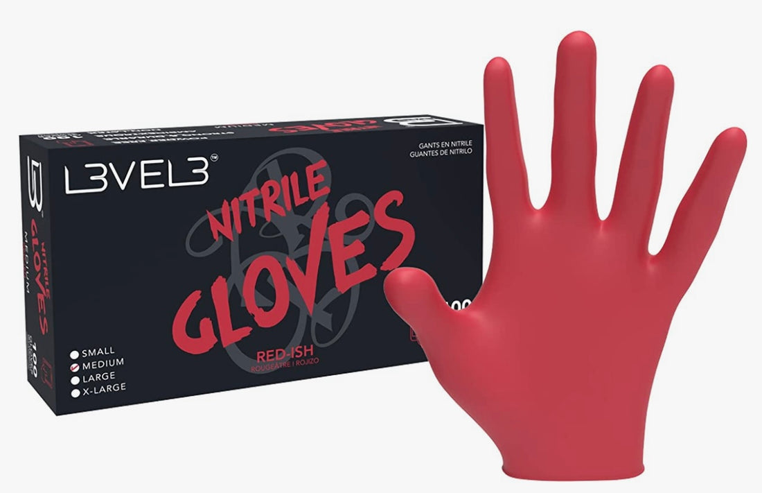 Red level 3 gloves